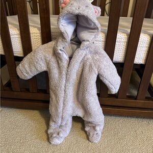 Koala Kids Cozy Thick Purple Baby Outdoor Onesie